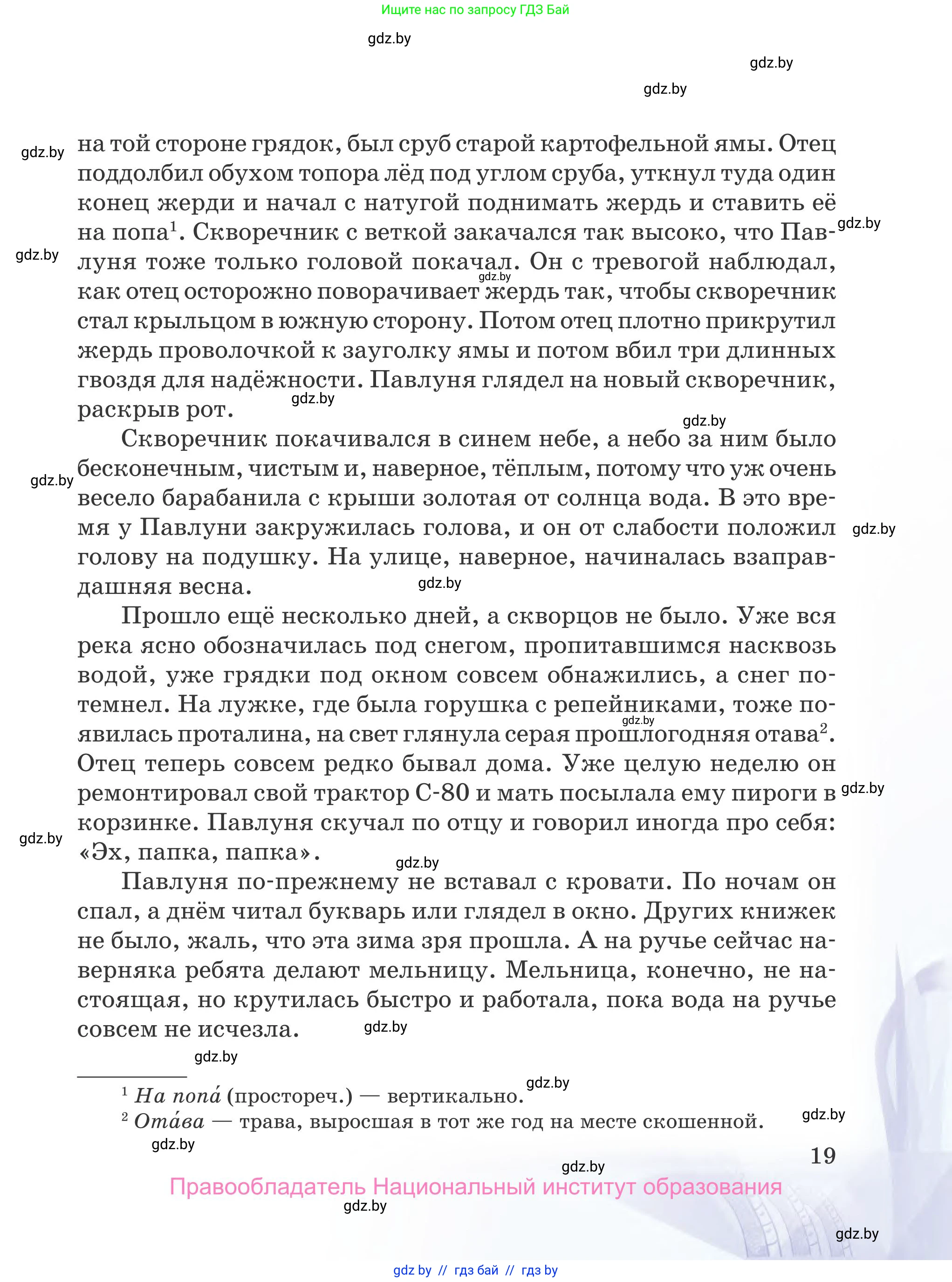 Русская литература, 5 класс Учебник, авторы: Мушинская Тамара Фёдоровна, Перевозная Евгения Васильевна, Каратай Светлана Николаевна, Гаранина Алла Ивановна, издательство Национальный институт образования, Минск, 2019, розового цвета, Часть 1, страница 19