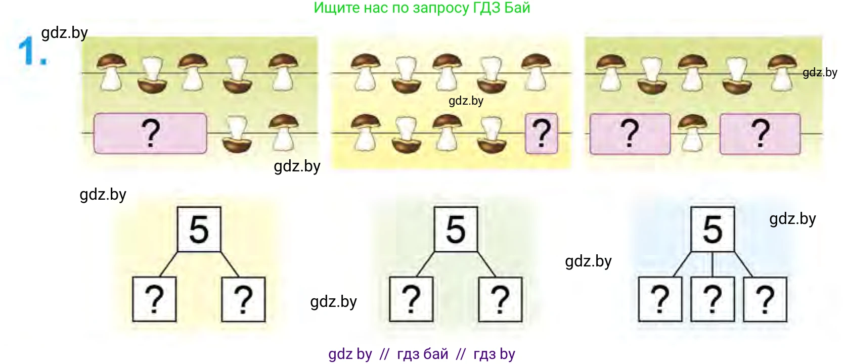 Математика, 1 класс Учебник, авторы: Муравьева Галина Леонидовна, Урбан Мария Анатольевна, издательство Академия образования, Минск, 2024, Часть 1, страница 46, номер 1, Условие