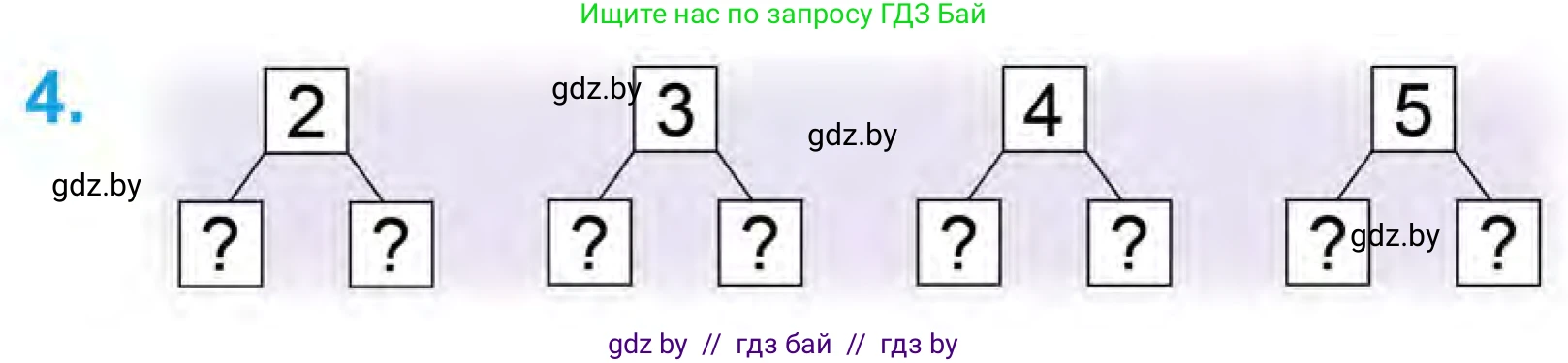 Математика, 1 класс Учебник, авторы: Муравьева Галина Леонидовна, Урбан Мария Анатольевна, издательство Академия образования, Минск, 2024, Часть 1, страница 54, номер 4, Условие