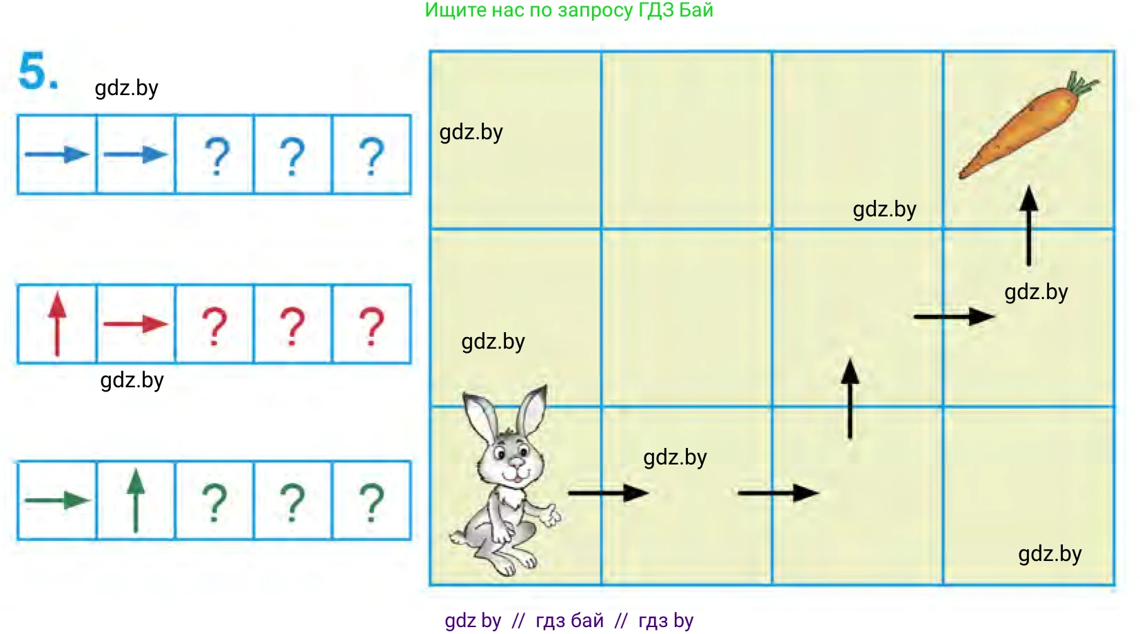 Математика, 1 класс Учебник, авторы: Муравьева Галина Леонидовна, Урбан Мария Анатольевна, издательство Академия образования, Минск, 2024, Часть 1, страница 61, номер 5, Условие