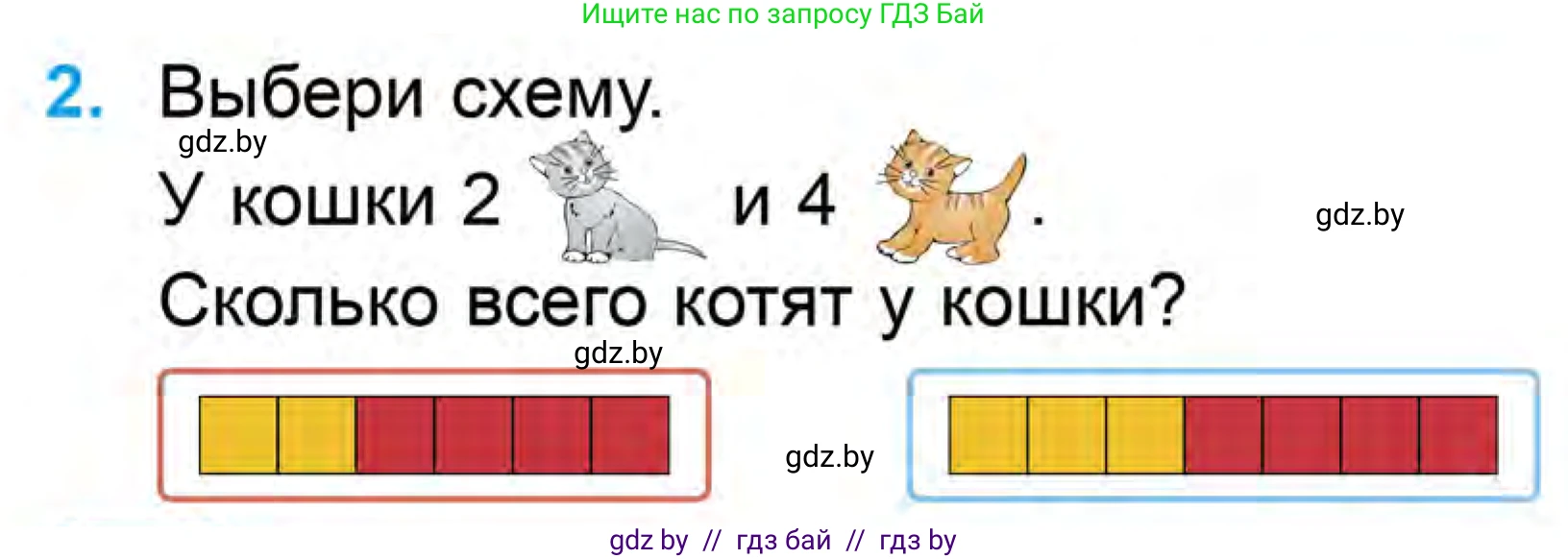 Математика, 1 класс Учебник, авторы: Муравьева Галина Леонидовна, Урбан Мария Анатольевна, издательство Академия образования, Минск, 2024, Часть 1, страница 70, номер 2, Условие