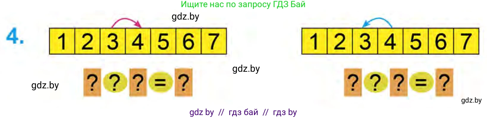 Математика, 1 класс Учебник, авторы: Муравьева Галина Леонидовна, Урбан Мария Анатольевна, издательство Академия образования, Минск, 2024, Часть 1, страница 71, номер 4, Условие