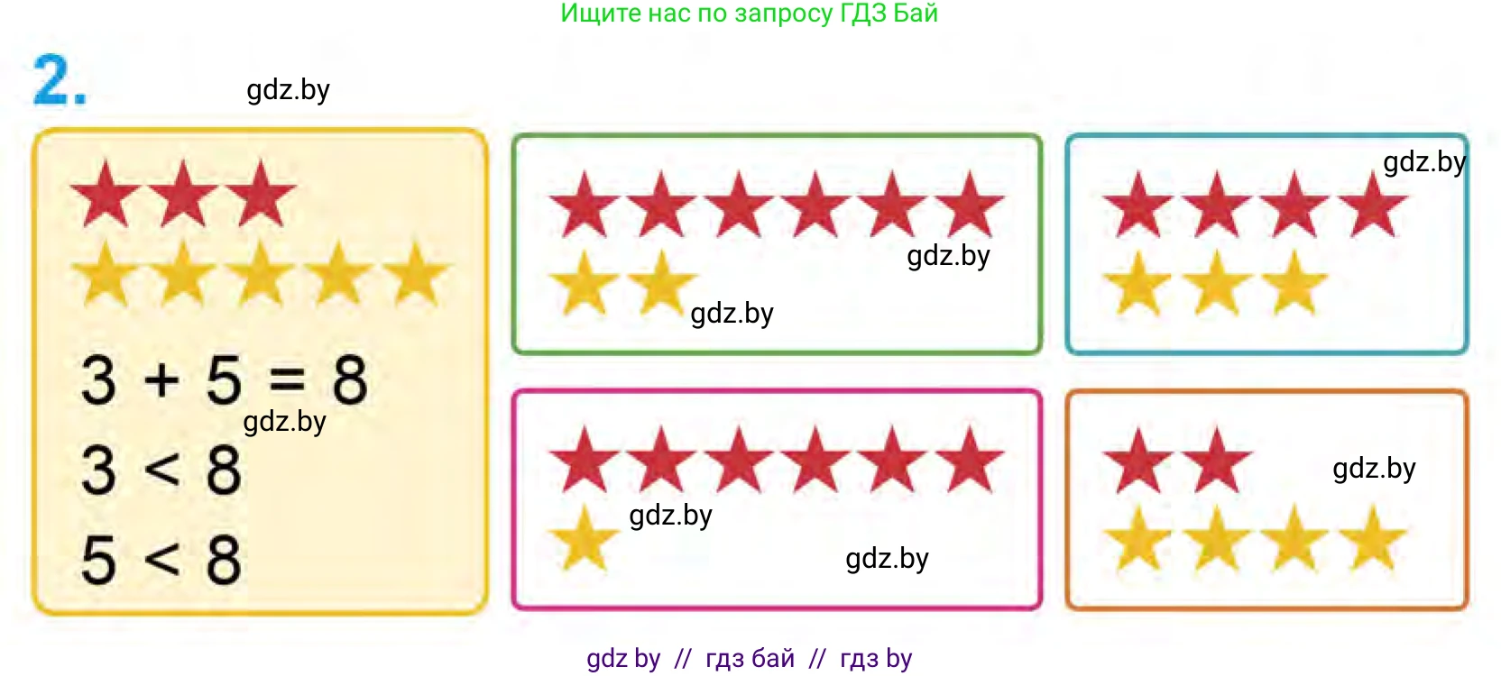 Математика, 1 класс Учебник, авторы: Муравьева Галина Леонидовна, Урбан Мария Анатольевна, издательство Академия образования, Минск, 2024, Часть 1, страница 82, номер 2, Условие