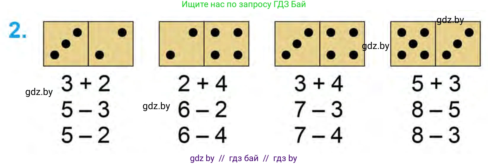 Математика, 1 класс Учебник, авторы: Муравьева Галина Леонидовна, Урбан Мария Анатольевна, издательство Академия образования, Минск, 2024, Часть 1, страница 88, номер 2, Условие