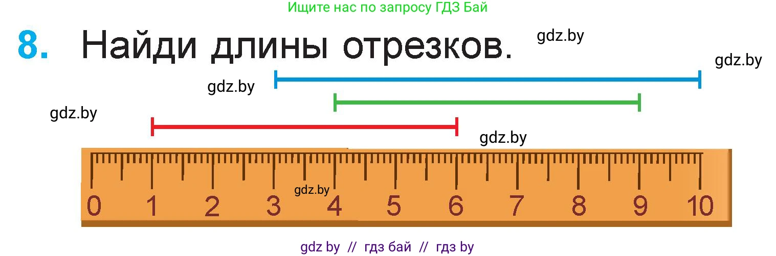 Математика, 1 класс Учебник, авторы: Муравьева Галина Леонидовна, Урбан Мария Анатольевна, издательство Академия образования, Минск, 2024, Часть 2, страница 105, номер 8, Условие