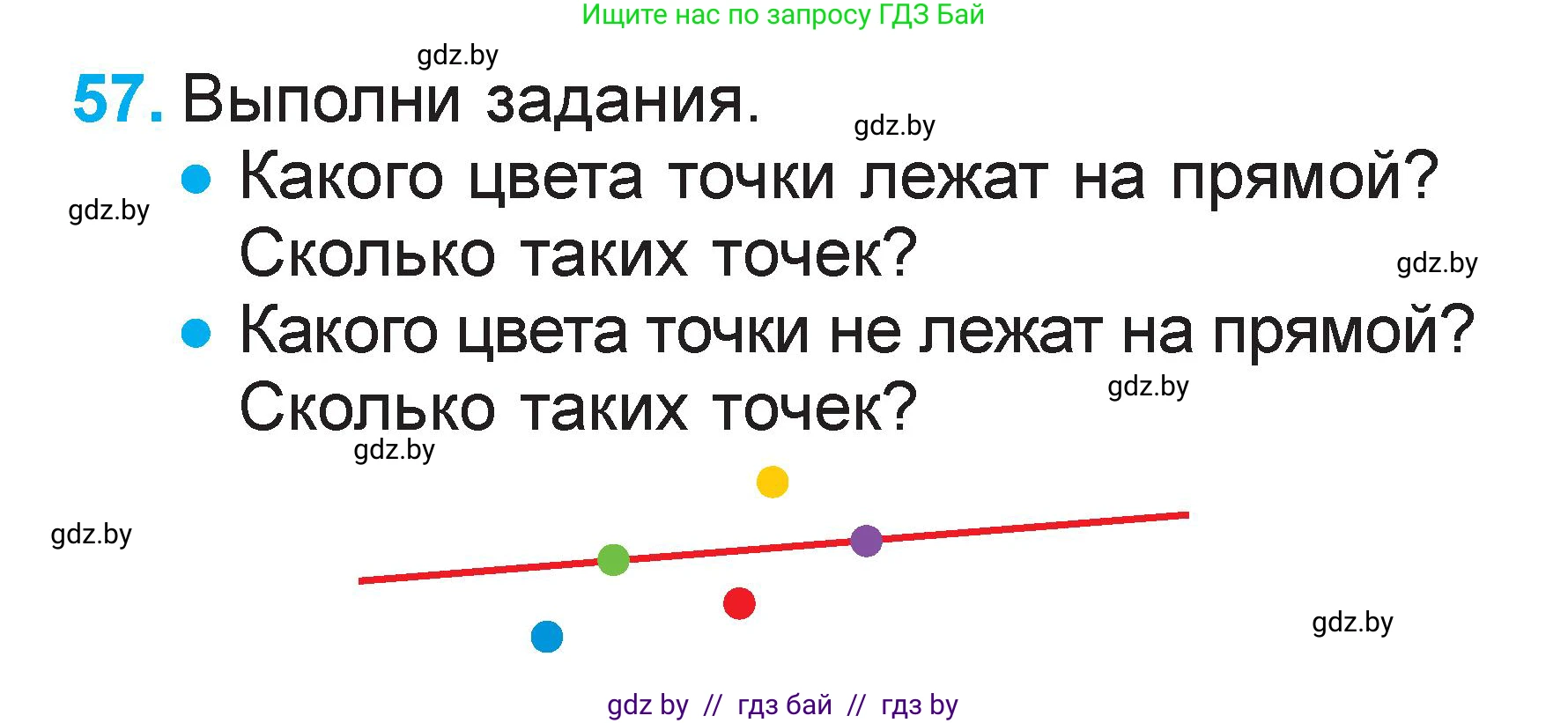 Математика, 1 класс Учебник, авторы: Муравьева Галина Леонидовна, Урбан Мария Анатольевна, издательство Академия образования, Минск, 2024, Часть 2, страница 133, номер 57, Условие