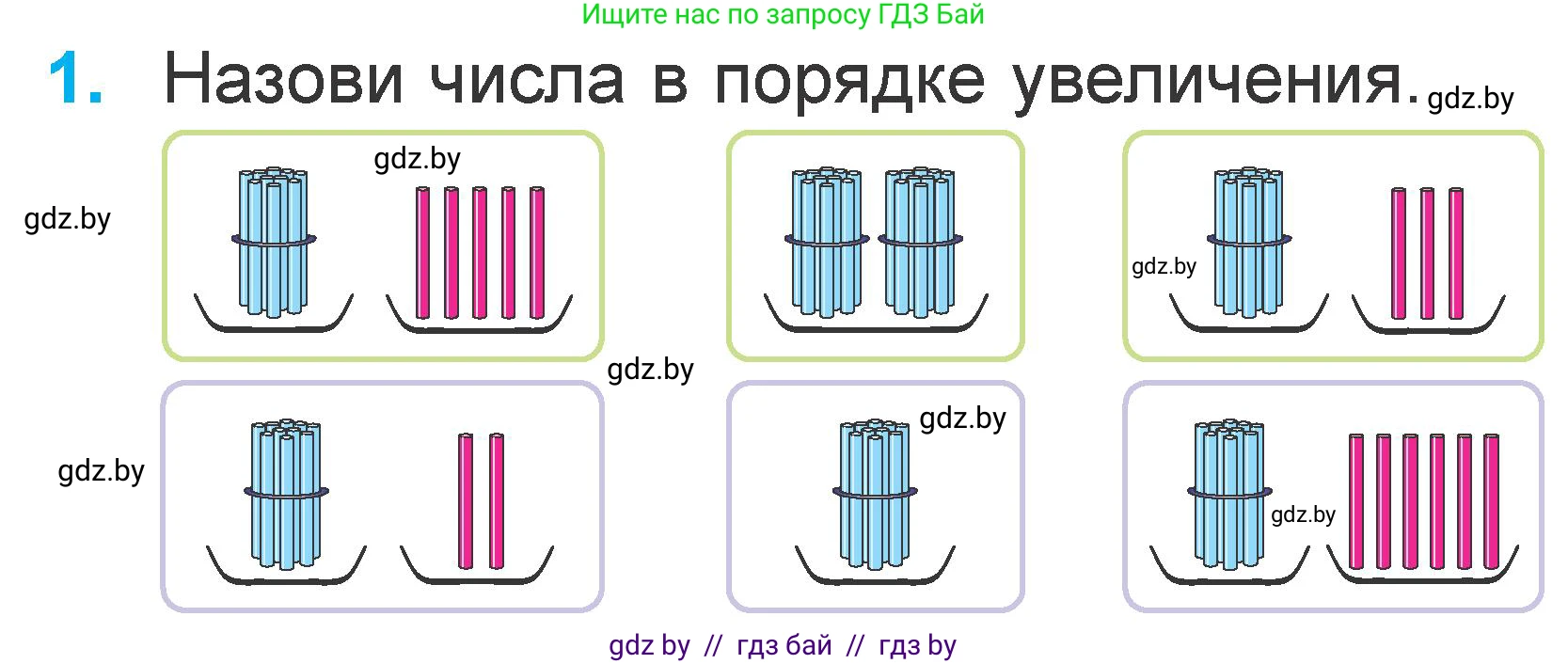 Математика, 1 класс Учебник, авторы: Муравьева Галина Леонидовна, Урбан Мария Анатольевна, издательство Академия образования, Минск, 2024, Часть 2, страница 22, номер 1, Условие