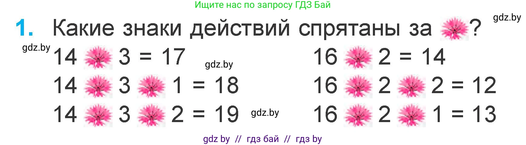 Математика, 1 класс Учебник, авторы: Муравьева Галина Леонидовна, Урбан Мария Анатольевна, издательство Академия образования, Минск, 2024, Часть 2, страница 50, номер 1, Условие
