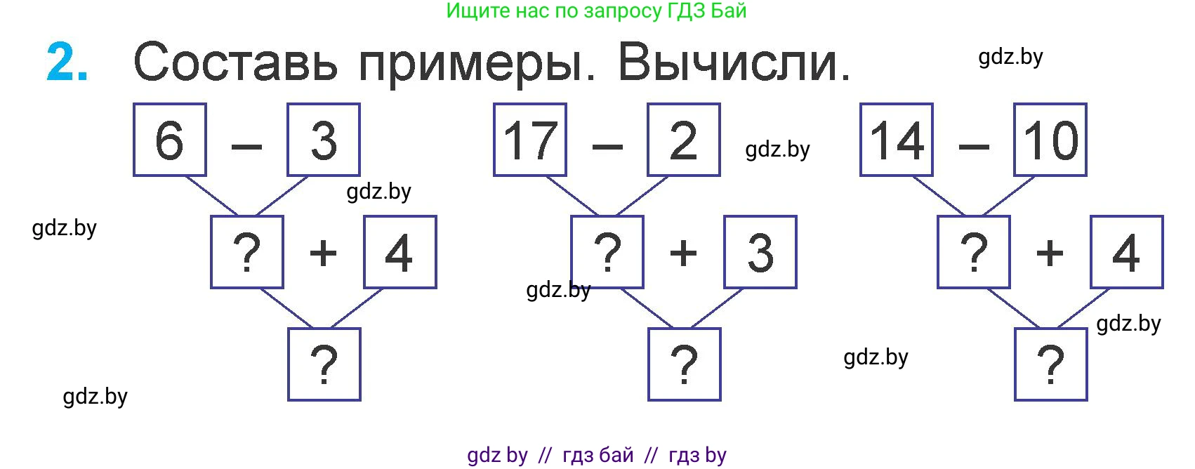 Математика, 1 класс Учебник, авторы: Муравьева Галина Леонидовна, Урбан Мария Анатольевна, издательство Академия образования, Минск, 2024, Часть 2, страница 76, номер 2, Условие