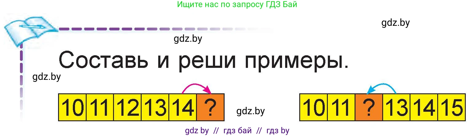 Математика, 1 класс Учебник, авторы: Муравьева Галина Леонидовна, Урбан Мария Анатольевна, издательство Академия образования, Минск, 2024, Часть 2, страница 11, Условие