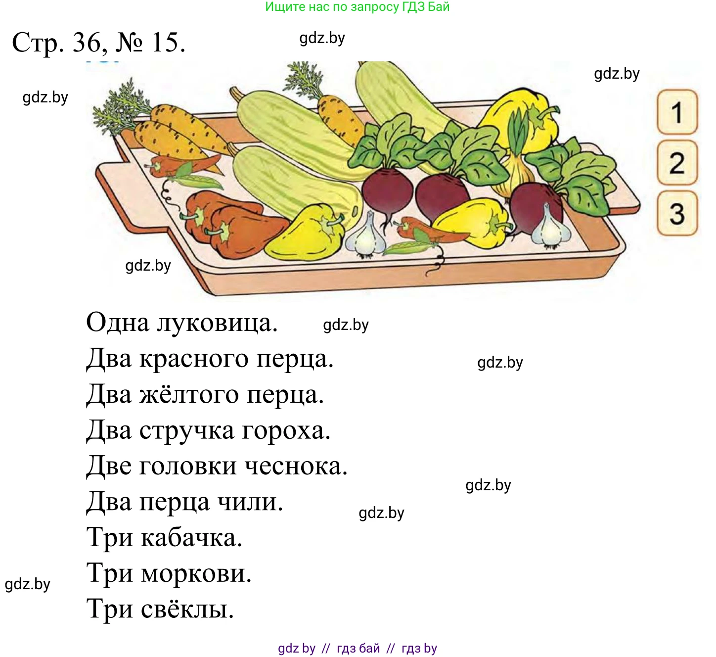 Математика, 1 класс Учебник, авторы: Муравьева Галина Леонидовна, Урбан Мария Анатольевна, издательство Академия образования, Минск, 2024, Часть 1, страница 36, номер 15, Решение