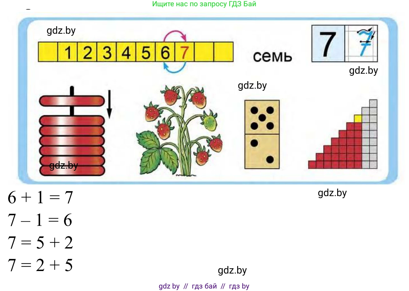 Математика, 1 класс Учебник, авторы: Муравьева Галина Леонидовна, Урбан Мария Анатольевна, издательство Академия образования, Минск, 2024, Часть 1, страница 62, Решение