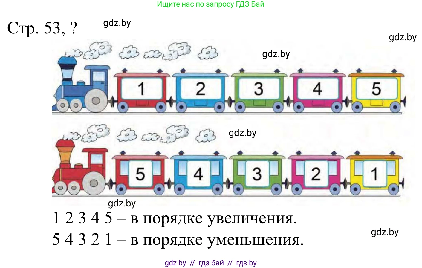 Математика, 1 класс Учебник, авторы: Муравьева Галина Леонидовна, Урбан Мария Анатольевна, издательство Академия образования, Минск, 2024, Часть 1, страница 53, Решение