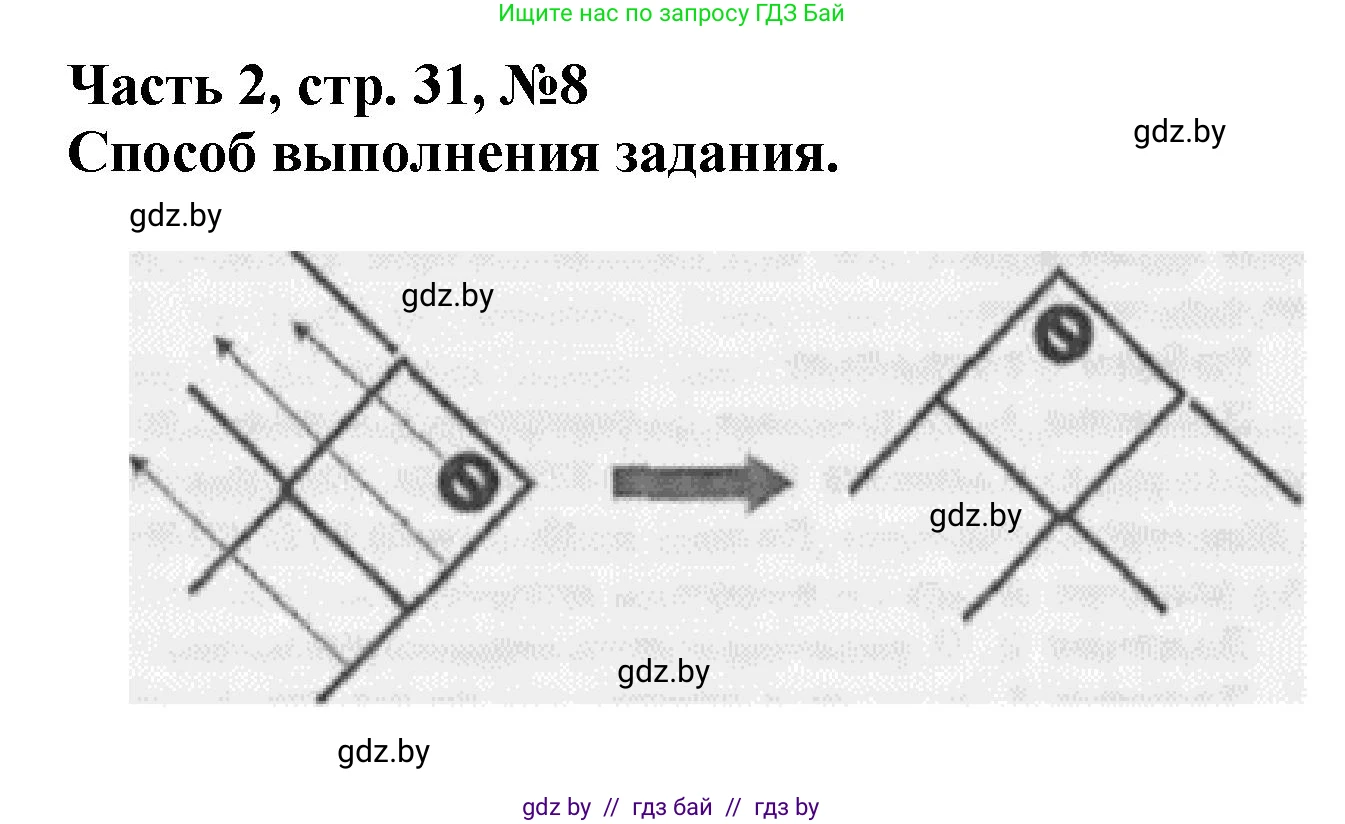 Математика, 1 класс Учебник, авторы: Муравьева Галина Леонидовна, Урбан Мария Анатольевна, издательство Академия образования, Минск, 2024, Часть 2, страница 31, номер 8, Решение