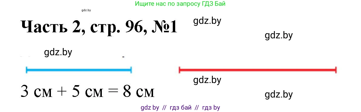 Математика, 1 класс Учебник, авторы: Муравьева Галина Леонидовна, Урбан Мария Анатольевна, издательство Академия образования, Минск, 2024, Часть 2, страница 96, номер 1, Решение