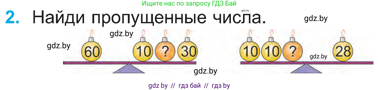 Математика, 2 класс Учебник, авторы: Муравьева Галина Леонидовна, Урбан Мария Анатольевна, издательство Академия образования, Минск, 2025, сиреневого цвета, Часть 1, страница 106, номер 2, Условие 2025