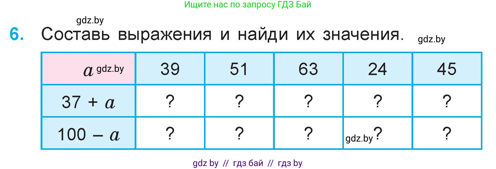 Математика, 3 класс Учебник, авторы: Муравьева Галина Леонидовна, Урбан Мария Анатольевна, издательство Национальный институт образования, Минск, 2021, оранжевого цвета, Часть 1, страница 64, номер 6, Условие