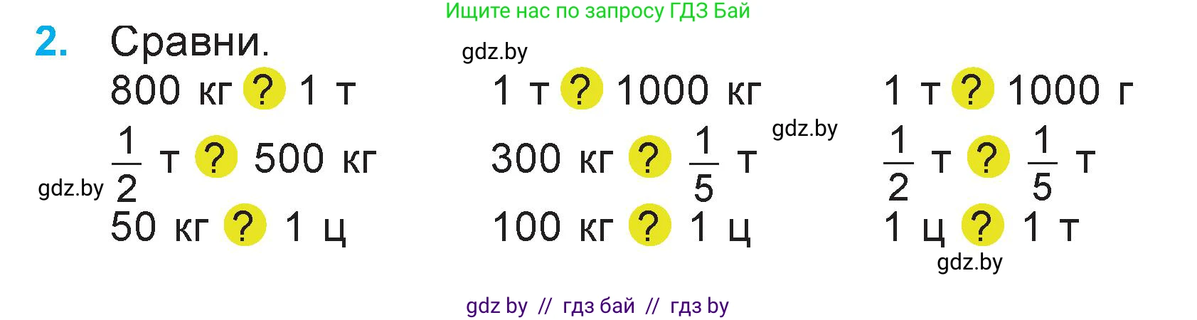 Математика, 3 класс Учебник, авторы: Муравьева Галина Леонидовна, Урбан Мария Анатольевна, издательство Национальный институт образования, Минск, 2021, оранжевого цвета, Часть 2, страница 72, номер 2, Условие