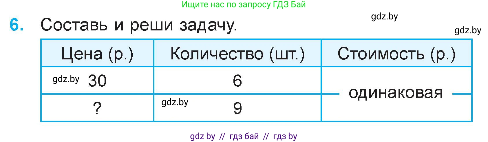 Математика, 3 класс Учебник, авторы: Муравьева Галина Леонидовна, Урбан Мария Анатольевна, издательство Национальный институт образования, Минск, 2021, оранжевого цвета, Часть 2, страница 103, номер 6, Условие