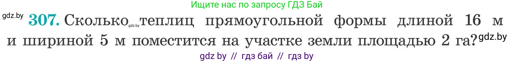 Математика, 5 класс Учебник, авторы: Герасимов Валерий Дмитриевич, Пирютко Ольга Николаевна, Лобанов Александр Павлович, издательство Адукацыя i выхаванне, Минск, 2025, белого цвета, Часть 2, страница 93, номер 307, Условие 2025