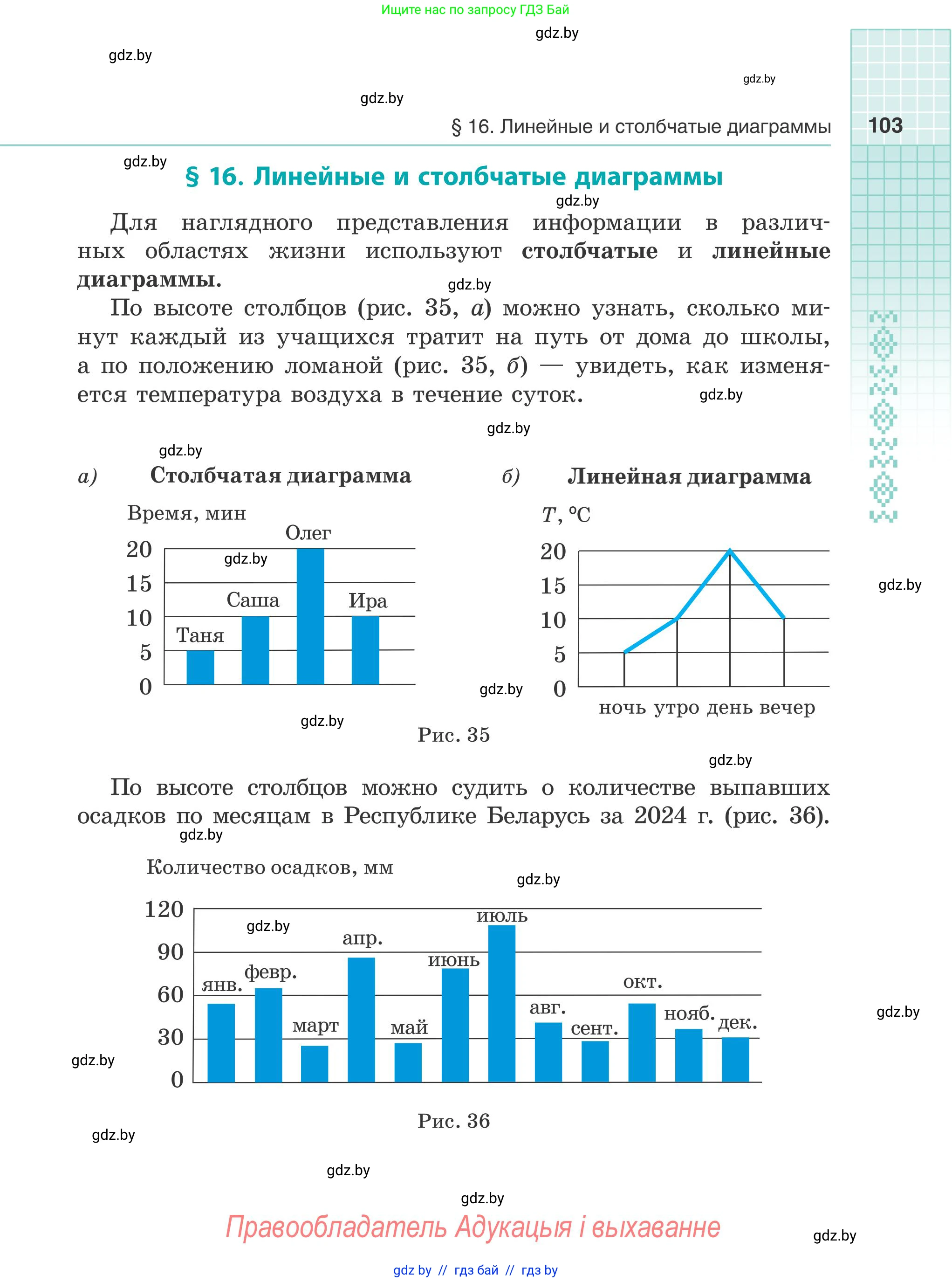 Математика, 5 класс Учебник, авторы: Герасимов Валерий Дмитриевич, Пирютко Ольга Николаевна, Лобанов Александр Павлович, издательство Адукацыя i выхаванне, Минск, 2025, белого цвета, Часть 1, страница 103