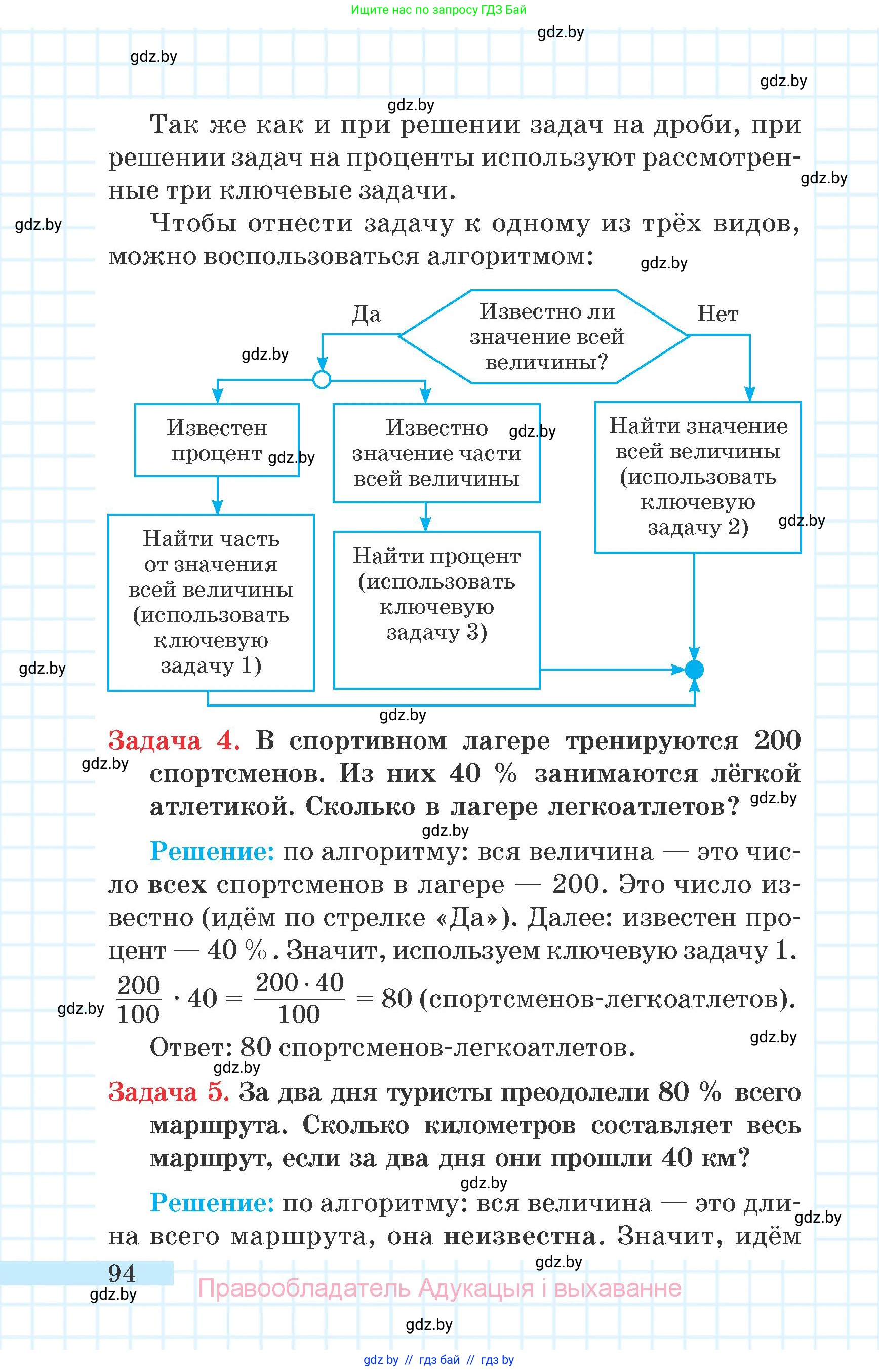 Математика, 6 класс Учебник, авторы: Герасимов Валерий Дмитриевич, Пирютко Ольга Николаевна, издательство Адукацыя i выхаванне, Минск, 2022, белого цвета, страница 94