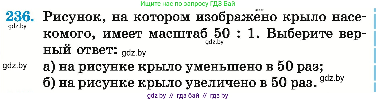 Математика, 6 класс Учебник, авторы: Герасимов Валерий Дмитриевич, Пирютко Ольга Николаевна, издательство Адукацыя i выхаванне, Минск, 2022, белого цвета, страница 139, номер 236, Условие