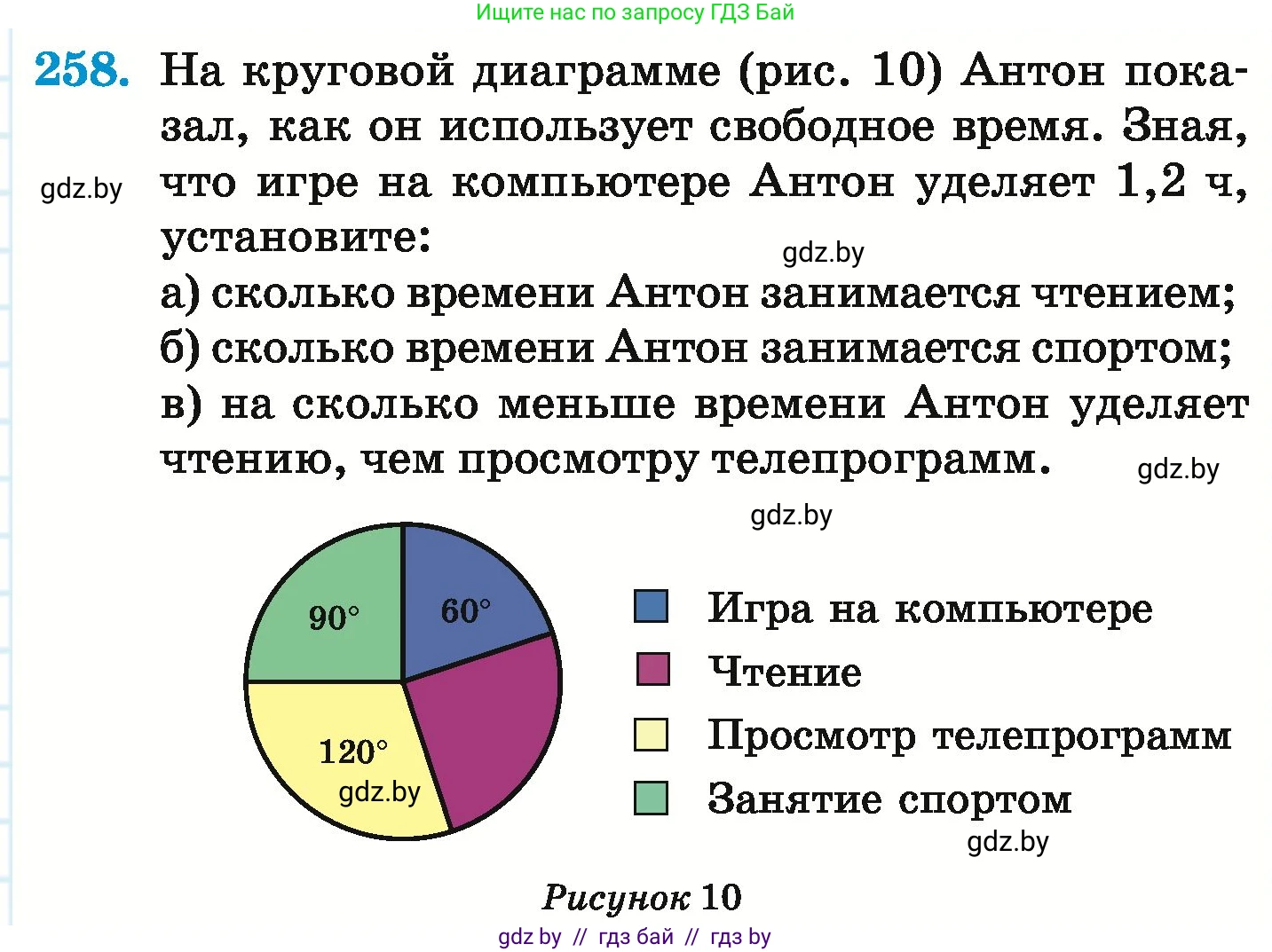 Математика, 6 класс Учебник, авторы: Герасимов Валерий Дмитриевич, Пирютко Ольга Николаевна, издательство Адукацыя i выхаванне, Минск, 2022, белого цвета, страница 145, номер 258, Условие