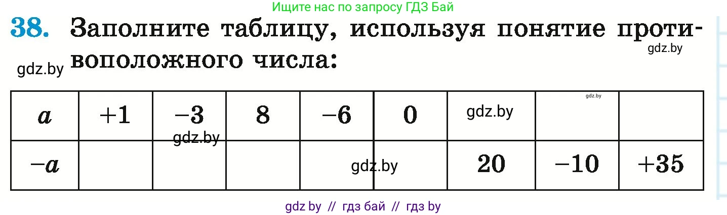Математика, 6 класс Учебник, авторы: Герасимов Валерий Дмитриевич, Пирютко Ольга Николаевна, издательство Адукацыя i выхаванне, Минск, 2022, белого цвета, страница 188, номер 38, Условие