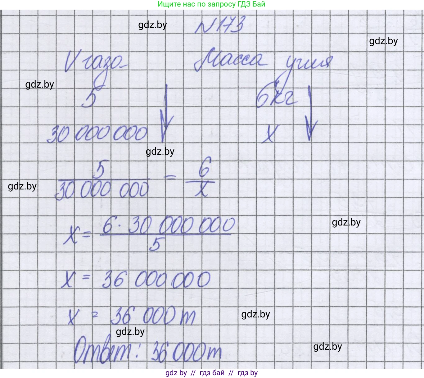 Математика, 6 класс Учебник, авторы: Герасимов Валерий Дмитриевич, Пирютко Ольга Николаевна, издательство Адукацыя i выхаванне, Минск, 2022, белого цвета, страница 128, номер 173, Решение