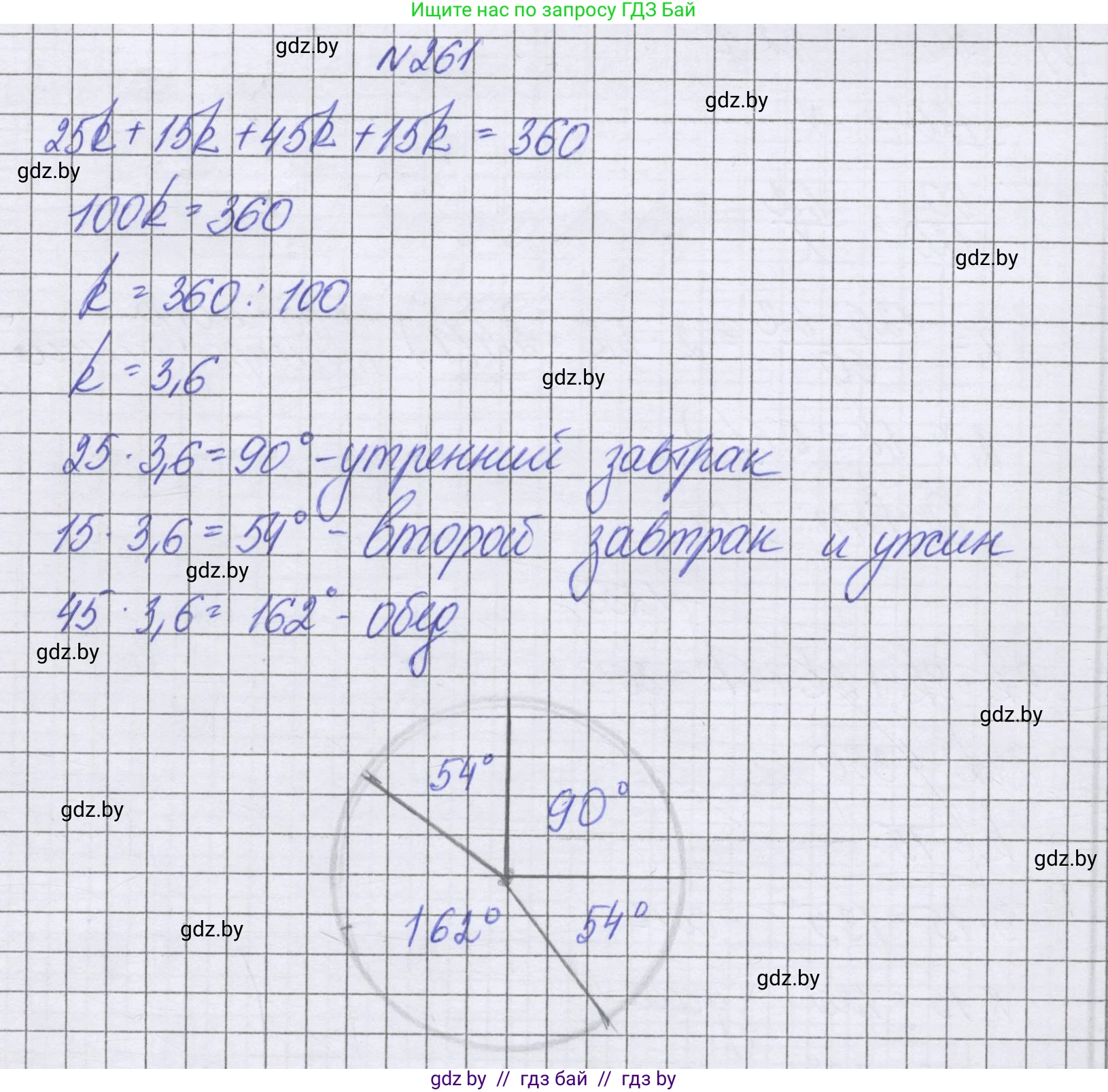 Математика, 6 класс Учебник, авторы: Герасимов Валерий Дмитриевич, Пирютко Ольга Николаевна, издательство Адукацыя i выхаванне, Минск, 2022, белого цвета, страница 146, номер 261, Решение