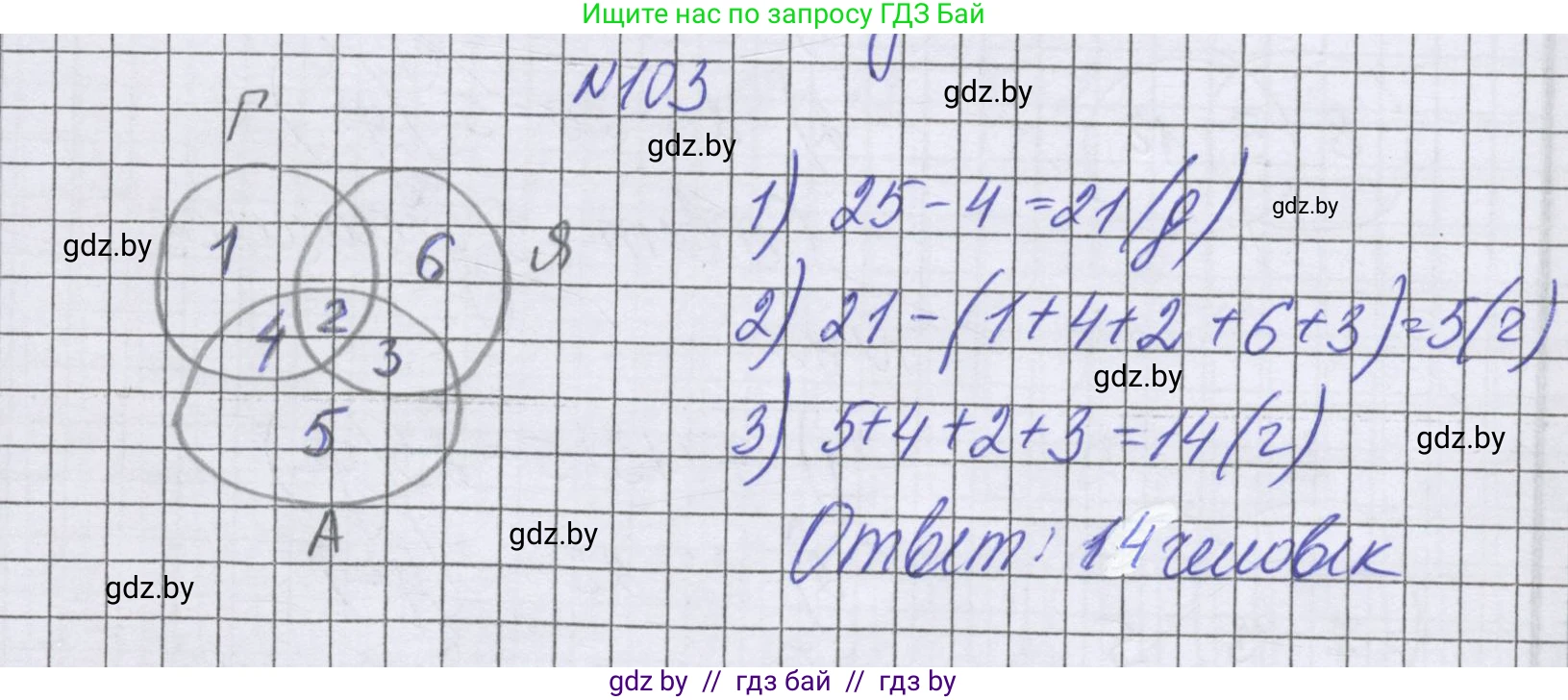 Математика, 6 класс Учебник, авторы: Герасимов Валерий Дмитриевич, Пирютко Ольга Николаевна, издательство Адукацыя i выхаванне, Минск, 2022, белого цвета, страница 173, номер 103, Решение