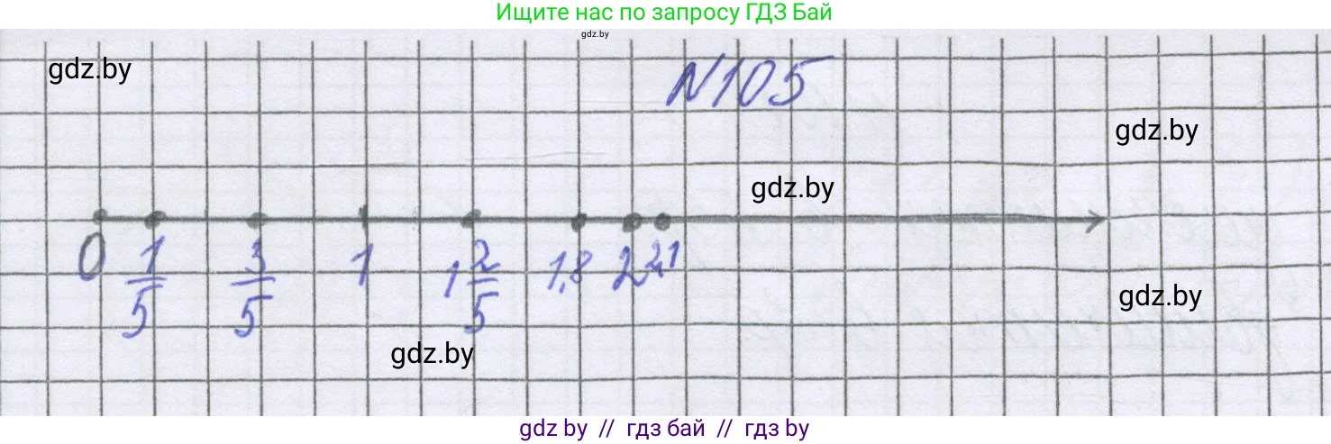 Математика, 6 класс Учебник, авторы: Герасимов Валерий Дмитриевич, Пирютко Ольга Николаевна, издательство Адукацыя i выхаванне, Минск, 2022, белого цвета, страница 174, номер 105, Решение