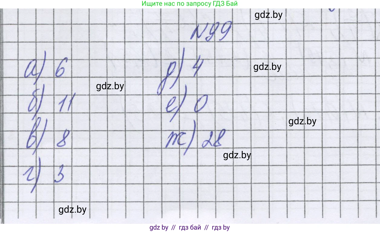 Математика, 6 класс Учебник, авторы: Герасимов Валерий Дмитриевич, Пирютко Ольга Николаевна, издательство Адукацыя i выхаванне, Минск, 2022, белого цвета, страница 172, номер 99, Решение
