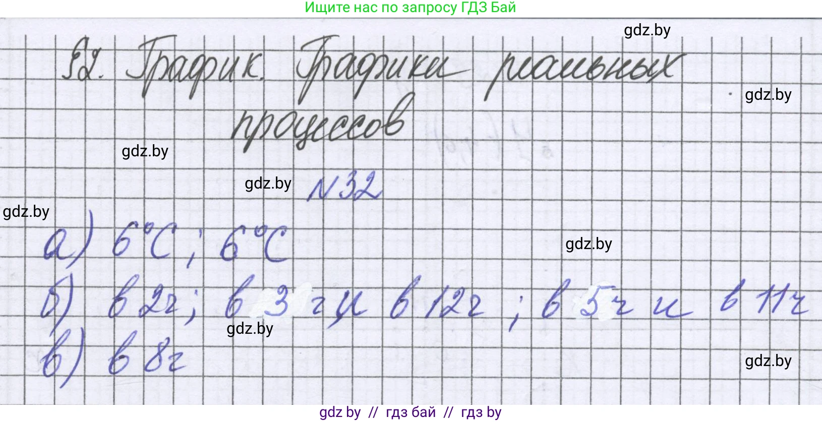 Математика, 6 класс Учебник, авторы: Герасимов Валерий Дмитриевич, Пирютко Ольга Николаевна, издательство Адукацыя i выхаванне, Минск, 2022, белого цвета, страница 259, номер 32, Решение
