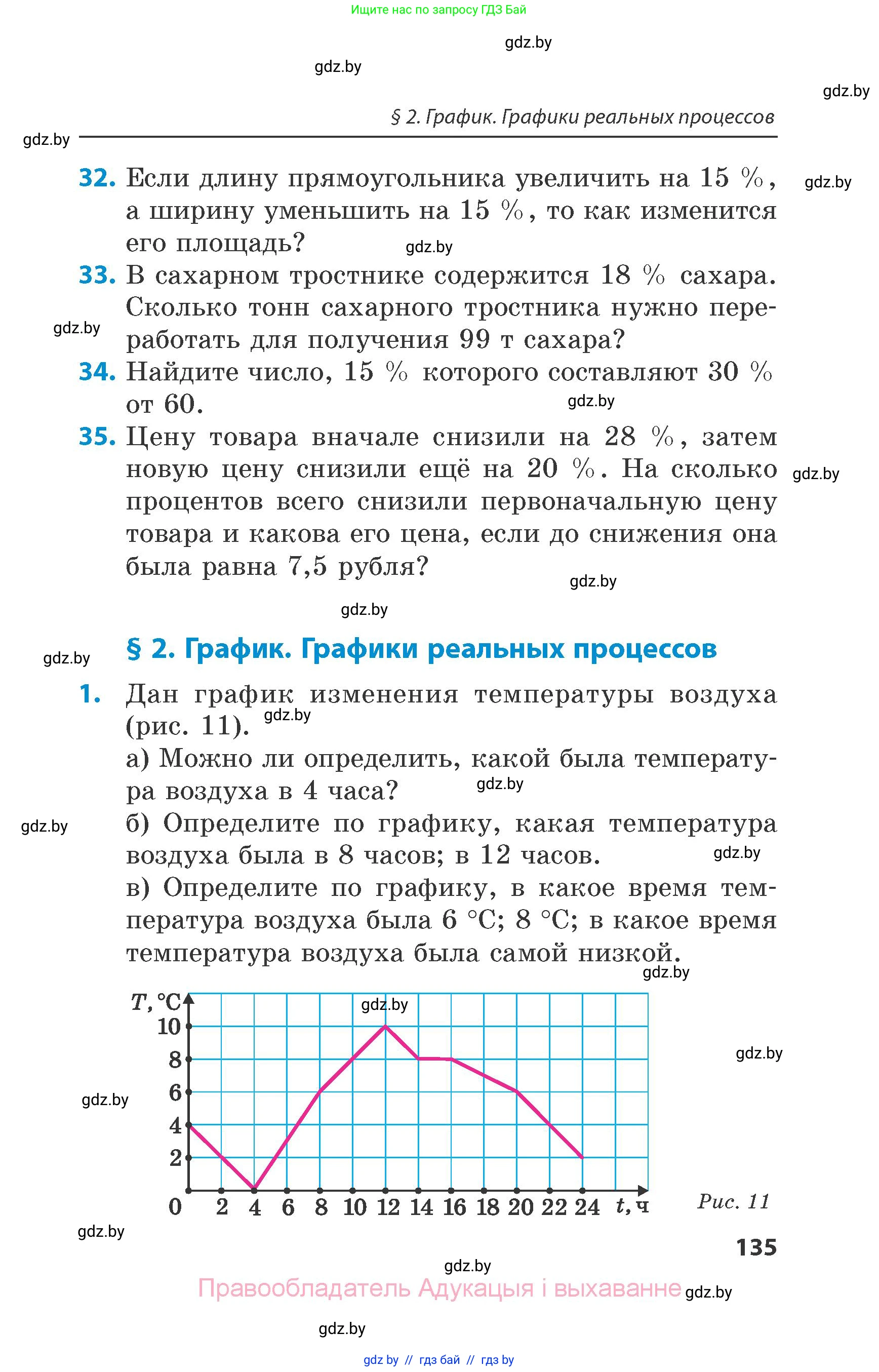 Математика, 6 класс Сборник задач, авторы: Пирютко Ольга Николаевна, Терешко Оксана Александровна, издательство Адукацыя i выхаванне, Минск, 2020, салатового цвета, страница 135
