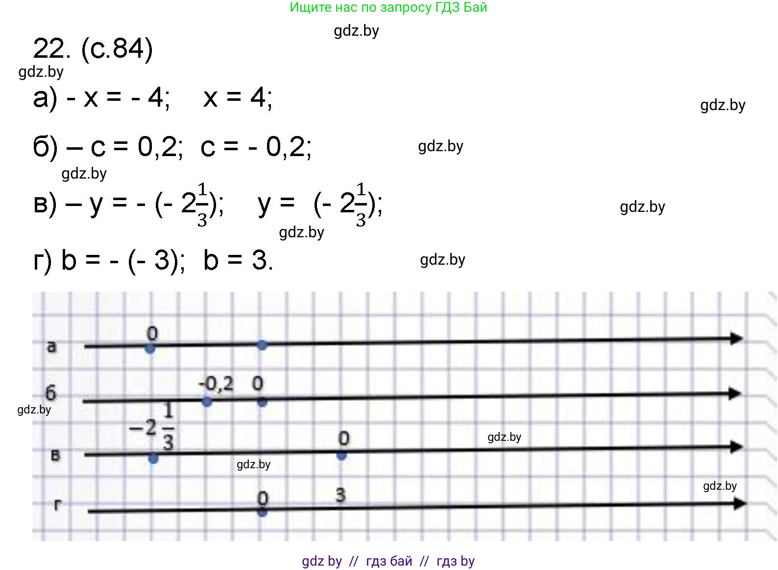 Математика, 6 класс Сборник задач, авторы: Пирютко Ольга Николаевна, Терешко Оксана Александровна, издательство Адукацыя i выхаванне, Минск, 2020, салатового цвета, страница 84, номер 22, Решение