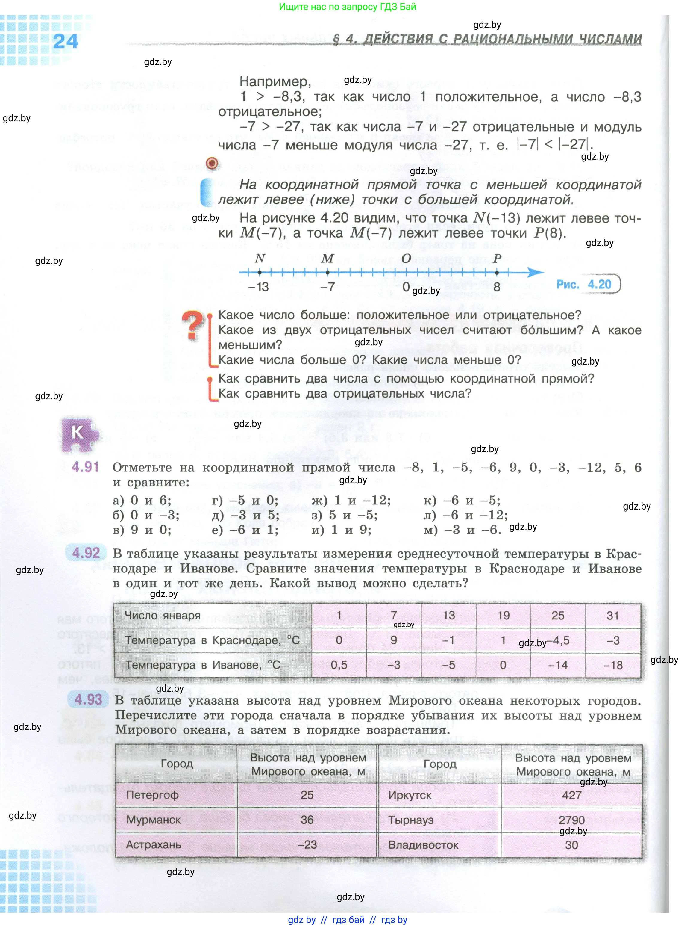 Математика, 6 класс Учебник, авторы: Виленкин Наум Яковлевич, Жохов Владимир Иванович, Чесноков Александр Семёнович, Александрова Лилия Александровна, Шварцбурд Семён Исаакович, издательство Просвещение, Москва, 2023, белого цвета, Часть 1, страница 24