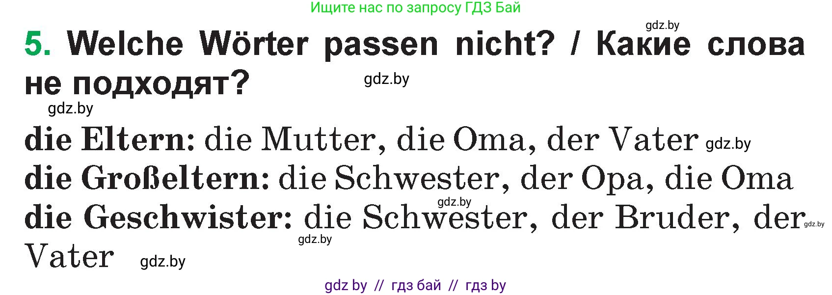Немецкий язык (Deutsch), 3 класс Учебник (Schülerbuch), авторы: Будько Антонина Филипповна (Budjko Antonina), Урбанович Инна Ювинальевна (Urbanowitsch Ina), издательство Вышэйшая школа, Минск, 2018, бирюзового цвета, Часть 1, страница 76, номер 5, Условие