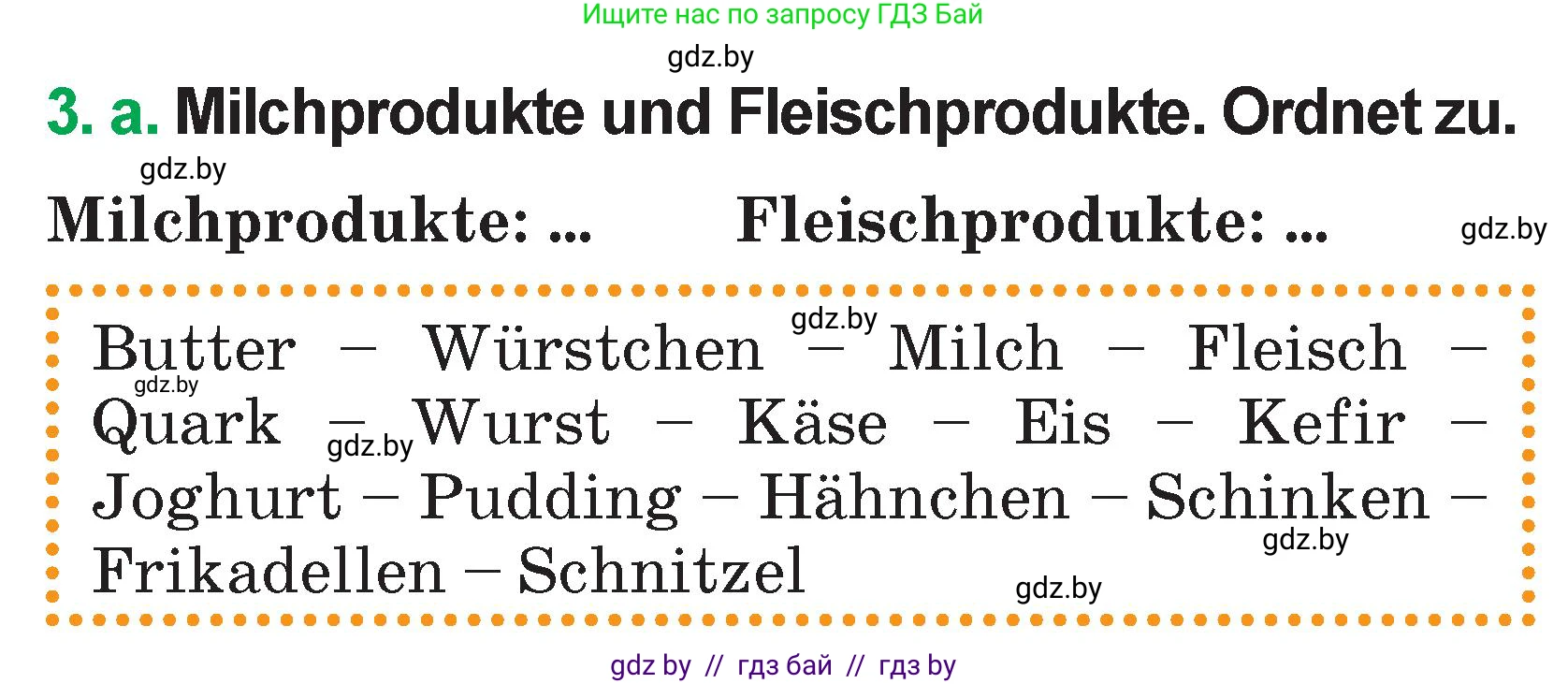 Немецкий язык (Deutsch), 3 класс Учебник (Schülerbuch), авторы: Будько Антонина Филипповна (Budjko Antonina), Урбанович Инна Ювинальевна (Urbanowitsch Ina), издательство Вышэйшая школа, Минск, 2018, бирюзового цвета, Часть 2, страница 8, номер 3, Условие
