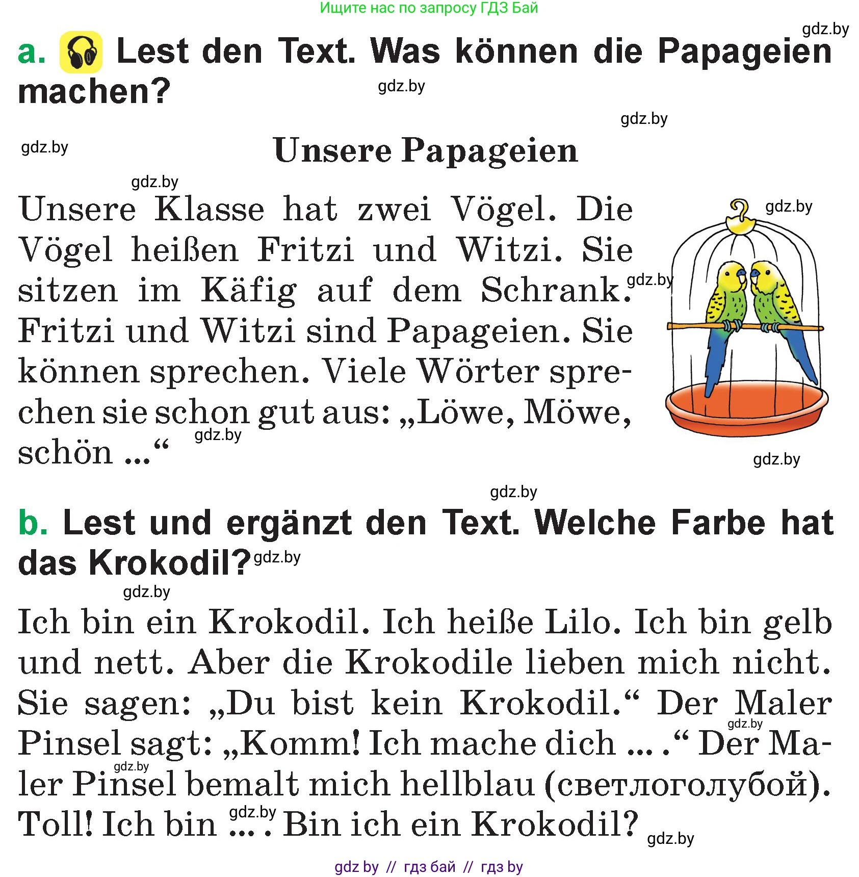 Немецкий язык (Deutsch), 3 класс Учебник (Schülerbuch), авторы: Будько Антонина Филипповна (Budjko Antonina), Урбанович Инна Ювинальевна (Urbanowitsch Ina), издательство Вышэйшая школа, Минск, 2018, бирюзового цвета, Часть 2, страница 92, номер 11, Условие (продолжение 2)