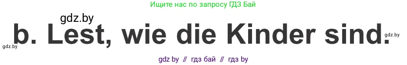 Немецкий язык (Deutsch), 4 класс Учебник (Schülerbuch), авторы: Будько Антонина Филипповна (Budjko Antonina), Урбанович Инна Ювинальевна (Urbanowitsch Ina), издательство Вышэйшая школа, Минск, 2019, жёлтого цвета, Часть 1, страница 77, номер 1b, Условие