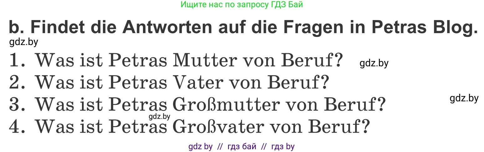 Немецкий язык (Deutsch), 4 класс Учебник (Schülerbuch), авторы: Будько Антонина Филипповна (Budjko Antonina), Урбанович Инна Ювинальевна (Urbanowitsch Ina), издательство Вышэйшая школа, Минск, 2019, жёлтого цвета, Часть 1, страница 98, номер 5b, Условие