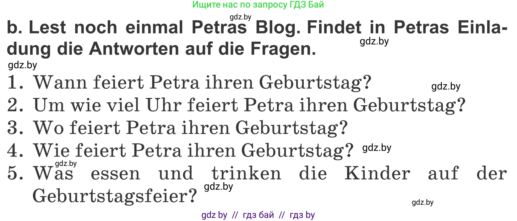 Немецкий язык (Deutsch), 4 класс Учебник (Schülerbuch), авторы: Будько Антонина Филипповна (Budjko Antonina), Урбанович Инна Ювинальевна (Urbanowitsch Ina), издательство Вышэйшая школа, Минск, 2019, жёлтого цвета, Часть 2, страница 14, номер 2b, Условие