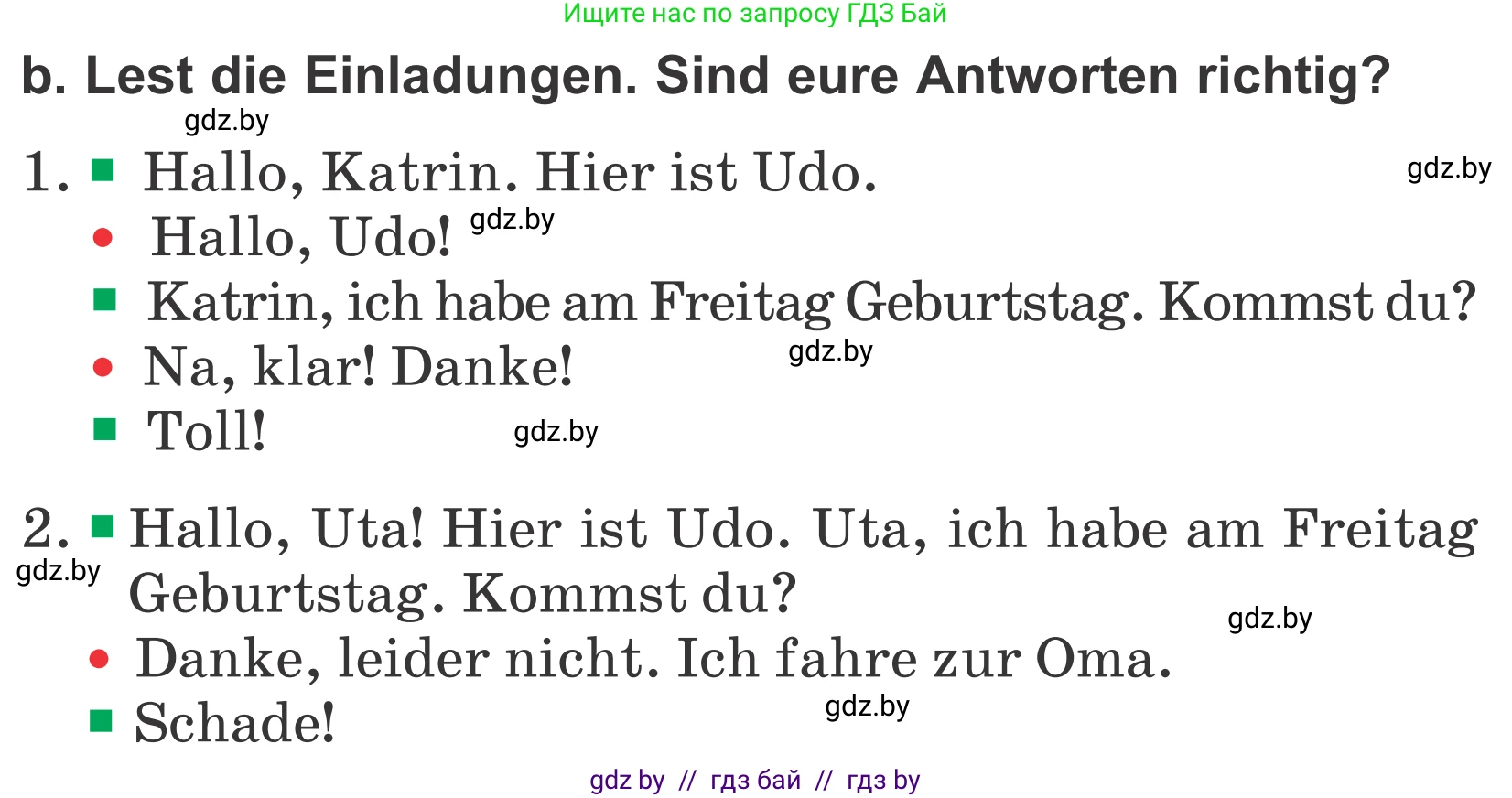 Немецкий язык (Deutsch), 4 класс Учебник (Schülerbuch), авторы: Будько Антонина Филипповна (Budjko Antonina), Урбанович Инна Ювинальевна (Urbanowitsch Ina), издательство Вышэйшая школа, Минск, 2019, жёлтого цвета, Часть 2, страница 15, номер 4b, Условие