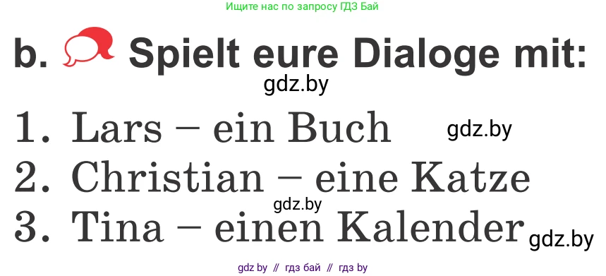 Немецкий язык (Deutsch), 4 класс Учебник (Schülerbuch), авторы: Будько Антонина Филипповна (Budjko Antonina), Урбанович Инна Ювинальевна (Urbanowitsch Ina), издательство Вышэйшая школа, Минск, 2019, жёлтого цвета, Часть 2, страница 28, номер 7b, Условие