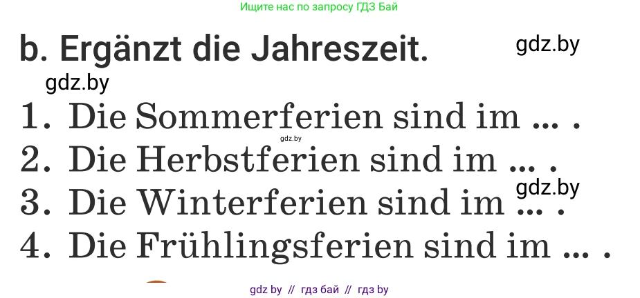 Немецкий язык (Deutsch), 5 класс Учебник (Schülerbuch), авторы: Будько Антонина Филипповна (Budjko Antonina), Урбанович Инна Ювинальевна (Urbanowitsch Ina), издательство Вышэйшая школа, Минск, 2020, жёлтого цвета, Часть 1, страница 5, номер 1b, Условие