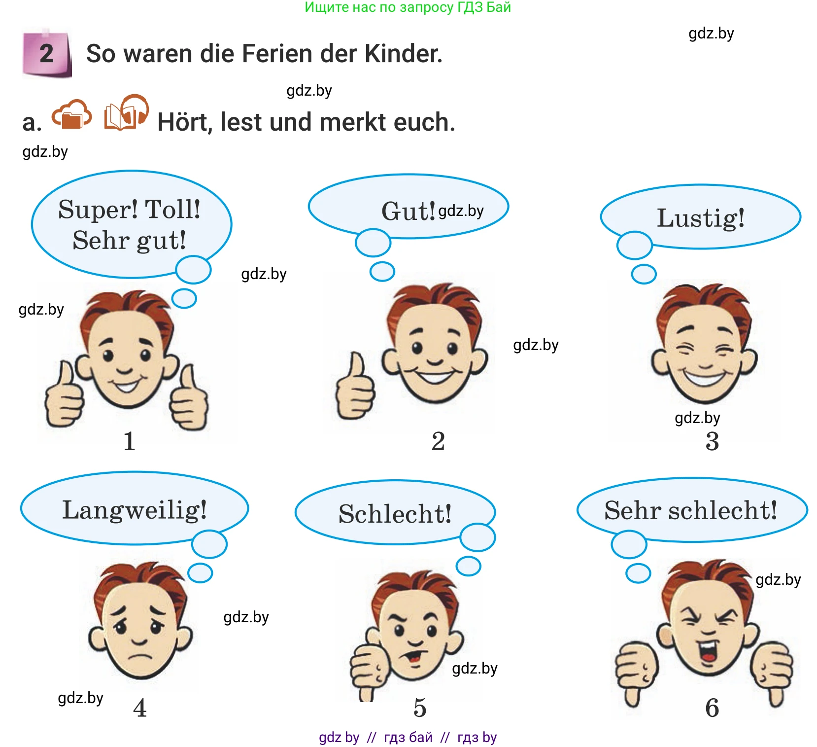 Немецкий язык (Deutsch), 5 класс Учебник (Schülerbuch), авторы: Будько Антонина Филипповна (Budjko Antonina), Урбанович Инна Ювинальевна (Urbanowitsch Ina), издательство Вышэйшая школа, Минск, 2020, жёлтого цвета, Часть 1, страница 21, номер 2a, Условие