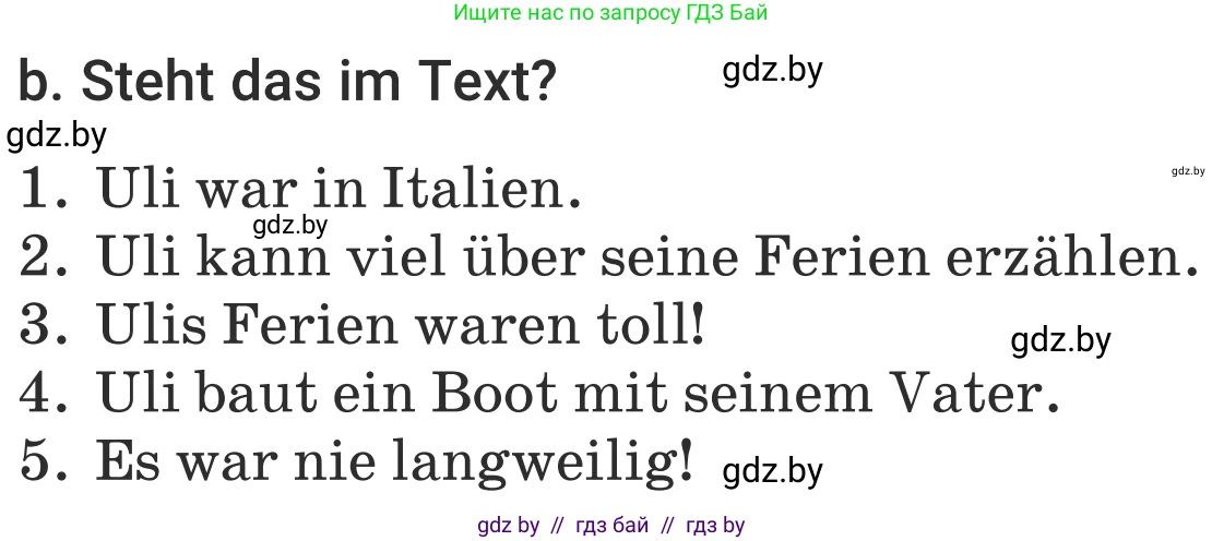 Немецкий язык (Deutsch), 5 класс Учебник (Schülerbuch), авторы: Будько Антонина Филипповна (Budjko Antonina), Урбанович Инна Ювинальевна (Urbanowitsch Ina), издательство Вышэйшая школа, Минск, 2020, жёлтого цвета, Часть 1, страница 28, номер 5b, Условие
