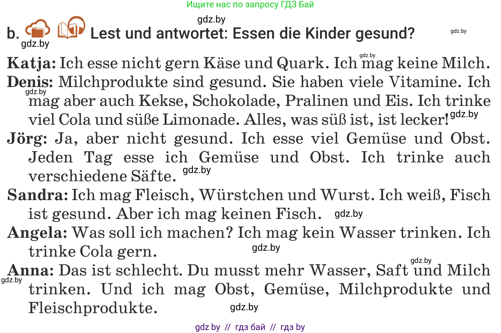Немецкий язык (Deutsch), 5 класс Учебник (Schülerbuch), авторы: Будько Антонина Филипповна (Budjko Antonina), Урбанович Инна Ювинальевна (Urbanowitsch Ina), издательство Вышэйшая школа, Минск, 2020, жёлтого цвета, Часть 1, страница 52, номер 4b, Условие